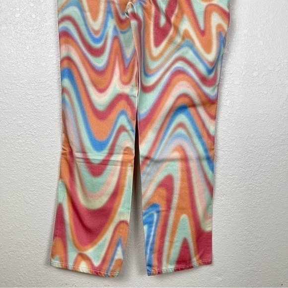 Wrangler Wild West 603 High Rise Straight Rainbow Wave Jeans Size 28X28 Women - Picture 9 of 15
